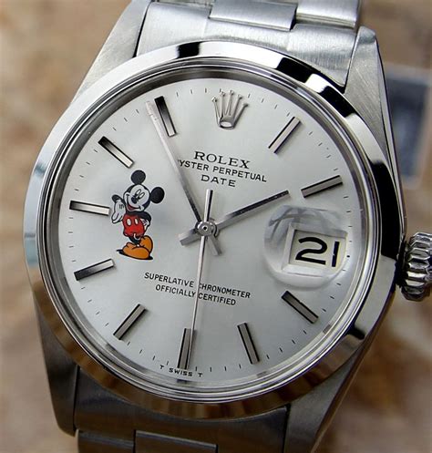 rolex mickey mouse original|rolex mickey mouse for sale.